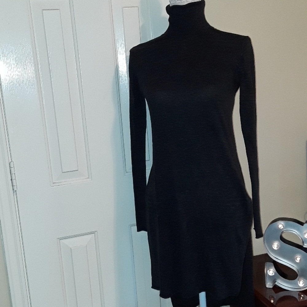 Zara Turtleneck High Low Shirt
